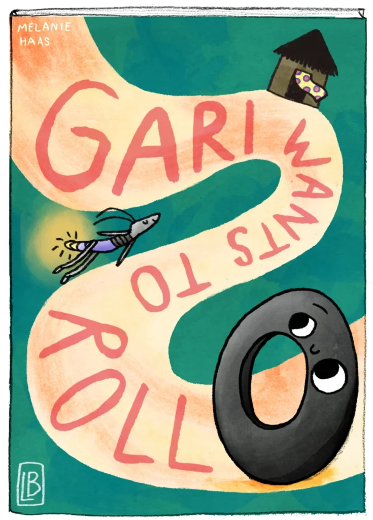 Cover Illustration Kinderbuch Gari wants to Roll
